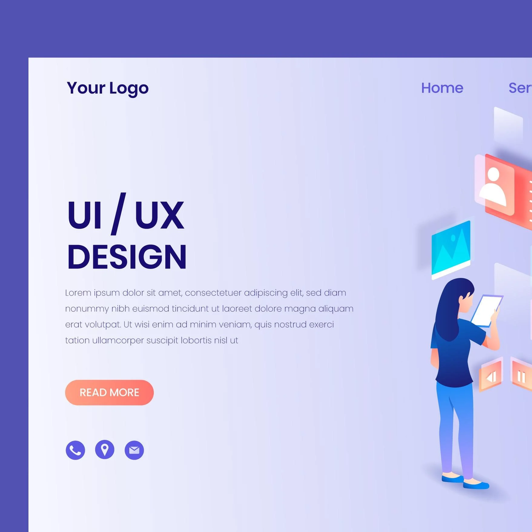 Mobile App Landing Page